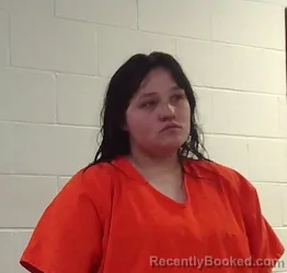 Mugshot of TIERA BREANNE WEBB booked in Seminole County, Oklahoma on April 18, 2026