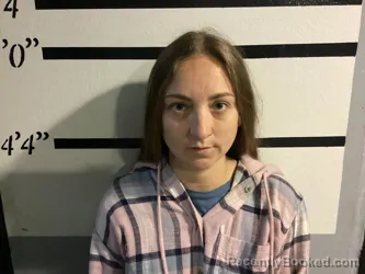 Mugshot of MARIAH TAYLOR THORNBURG booked in Sequoyah County, Oklahoma on March 6, 2026