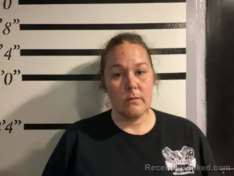 Mugshot of JESSICA BREWER booked in Sequoyah County, Oklahoma on April 22, 2026