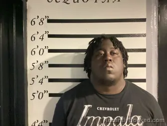 Mugshot of DEANGELO MARKEL MYERS booked in Sequoyah County, Oklahoma on April 22, 2026