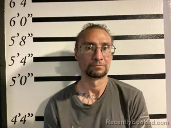 Mugshot of JUSTIN ANNESLEY booked in Sequoyah County, Oklahoma on April 24, 2026