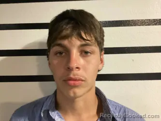Mugshot of Blake Ransley Swanson booked in Sequoyah County, Oklahoma on July 31, 2026