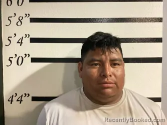 Mugshot of Osman Sanchez-Gomez booked in Sequoyah County, Oklahoma on August 5, 2026