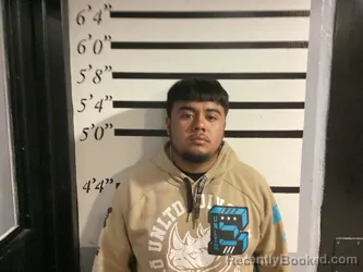 Mugshot of Azael Lopez Guzman booked in Sequoyah County, Oklahoma on August 25, 2026