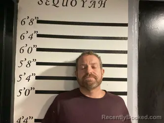 Mugshot of Jeremy Pratt booked in Sequoyah County, Oklahoma on August 26, 2026
