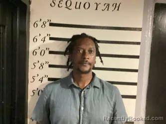 Mugshot of Lindokuhle Mnyandu booked in Sequoyah County, Oklahoma on August 31, 2026