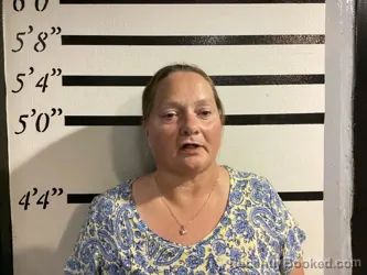 Mugshot of Lesa Johnson booked in Sequoyah County, Oklahoma on September 3, 2026