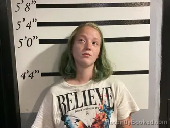 Mugshot of Julianna Poindexter booked in Sequoyah County, Oklahoma on September 7, 2026