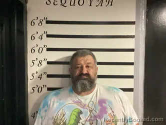 Mugshot of John Covington booked in Sequoyah County, Oklahoma on September 9, 2026