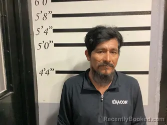 Mugshot of Isidoro Flores booked in Sequoyah County, Oklahoma on October 4, 2026