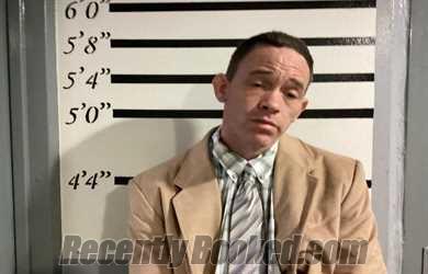 Booking photo from Sequoyah County, Oklahoma