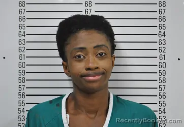 Mugshot of AZIA SUELICE MCGEE booked in Stephens County, Oklahoma on April 10, 2026