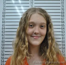 Mugshot of Alexandria Jean Ambrecht booked in Stephens County, Oklahoma on August 7, 2026