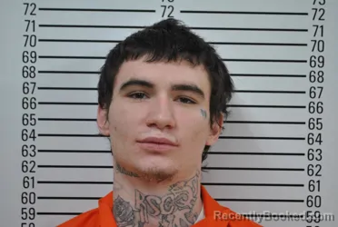 Mugshot of Levi Carragin Wilkinson booked in Stephens County, Oklahoma on August 28, 2026