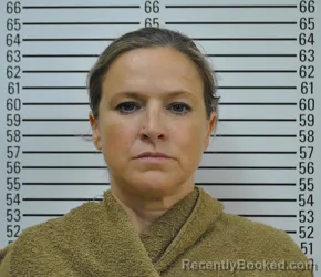 Mugshot of Sharon Nicole Myhre booked in Stephens County, Oklahoma on October 1, 2026