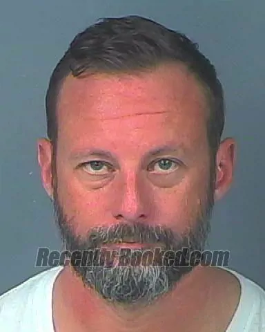 Booking photo from Hernando County, Florida