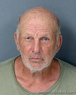 Mugshot of FLOYD RAYMOND HALL booked in Hernando County, Florida on July 16, 2026