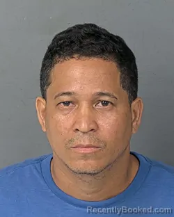 Mugshot of Junior Severino Peguero booked in Hernando County, Florida on August 17, 2026