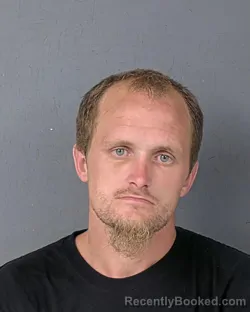 Mugshot of Justin Wyatt booked in Hernando County, Florida on August 23, 2026