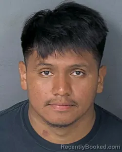 Mugshot of Esvin Osiel Orozco Fuentes booked in Hernando County, Florida on August 28, 2026