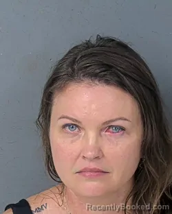 Mugshot of Kristy Marie Russell booked in Hernando County, Florida on September 6, 2026