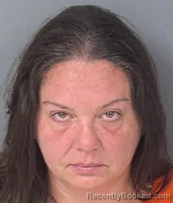 Mugshot of Jessica Anne Jividen booked in Hernando County, Florida on September 7, 2026
