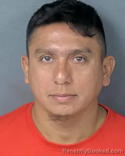 Mugshot of Uben Francisco Martinez Loaisiga booked in Hernando County, Florida on September 13, 2026