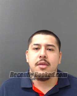 Booking photo from Comal County, Texas