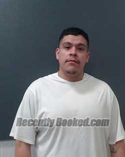 Booking photo from Comal County, Texas