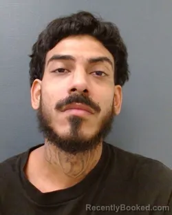 Mugshot of Joshua Vasquez Martinez booked in Comal County, Texas on August 7, 2026