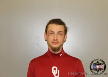 Mugshot of HUNTER RAY BROWN booked in Tulsa County, Oklahoma on March 11, 2026