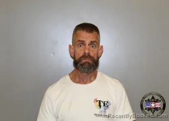 Mugshot of PHILLIP THOMPSON booked in Tulsa County, Oklahoma on March 12, 2026