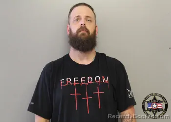 Mugshot of ANDREW TRAVIS ALVEY booked in Tulsa County, Oklahoma on April 23, 2026