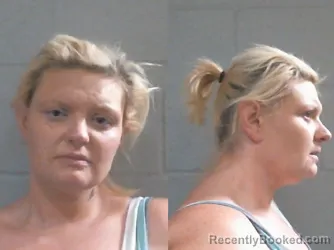 Mugshot of WHITNEY NICOLE THOMAS booked in Washington County, Oklahoma on May 3, 2026