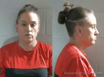 Mugshot of Christina Leann Gilbert booked in Washington County, Oklahoma on August 19, 2026