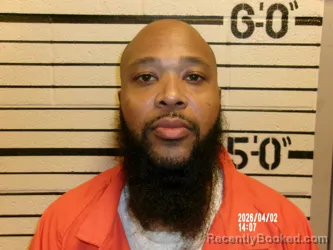 Mugshot of REGINALD TROY WATSON booked in Washita County, Oklahoma on April 2, 2026