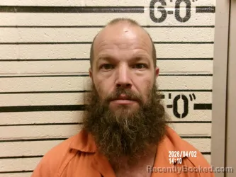 Mugshot of RICKY LYNN SPRIGGS booked in Washita County, Oklahoma on April 2, 2026