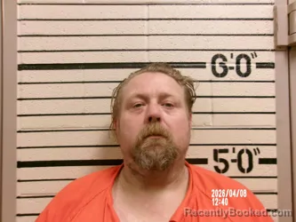 Mugshot of MARK GILBERT GREENHAM booked in Washita County, Oklahoma on April 8, 2026