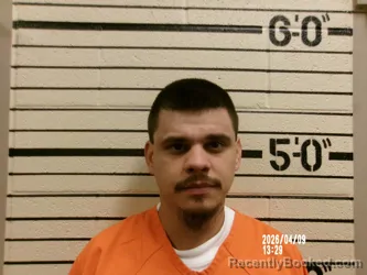 Mugshot of AUSTIN LEE WILSON booked in Washita County, Oklahoma on April 9, 2026