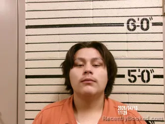 Mugshot of MARK CHRISTOPHER HERRERA booked in Washita County, Oklahoma on April 13, 2026