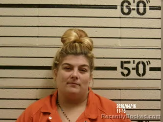 Mugshot of CIERA DACHELLE ROSS booked in Washita County, Oklahoma on April 16, 2026