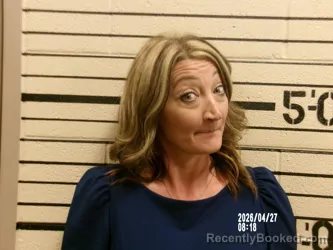 Mugshot of NATASHA LASHAY RHEAUME booked in Washita County, Oklahoma on April 27, 2026