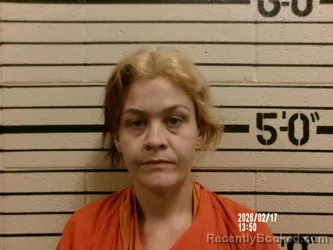 Mugshot of Destinee Dawn Williams booked in Washita County, Oklahoma on August 10, 2026