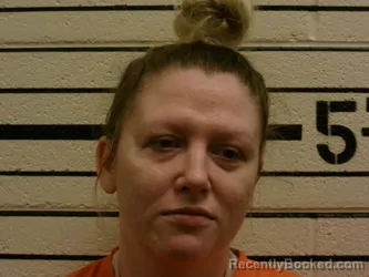 Mugshot of Racheal Perkins booked in Washita County, Oklahoma on August 10, 2026