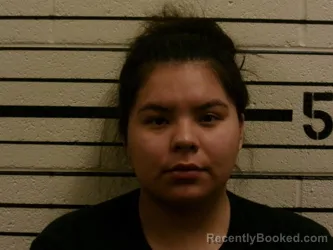 Mugshot of Hailey Chalepah booked in Washita County, Oklahoma on August 11, 2026