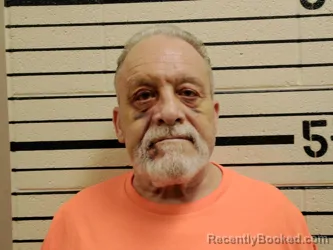 Mugshot of Dewey Jayson Russ booked in Washita County, Oklahoma on August 14, 2026