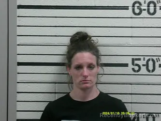 Mugshot of Tanika Nicole Maggard booked in Washita County, Oklahoma on August 28, 2026