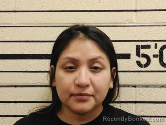 Mugshot of Megan Guevara booked in Washita County, Oklahoma on September 20, 2026