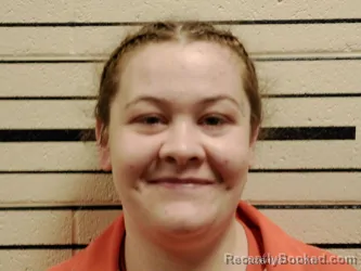 Mugshot of Destinee Dawn Williams booked in Washita County, Oklahoma on October 7, 2026