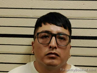 Mugshot of Jorge Angulo booked in Washita County, Oklahoma on October 9, 2026
